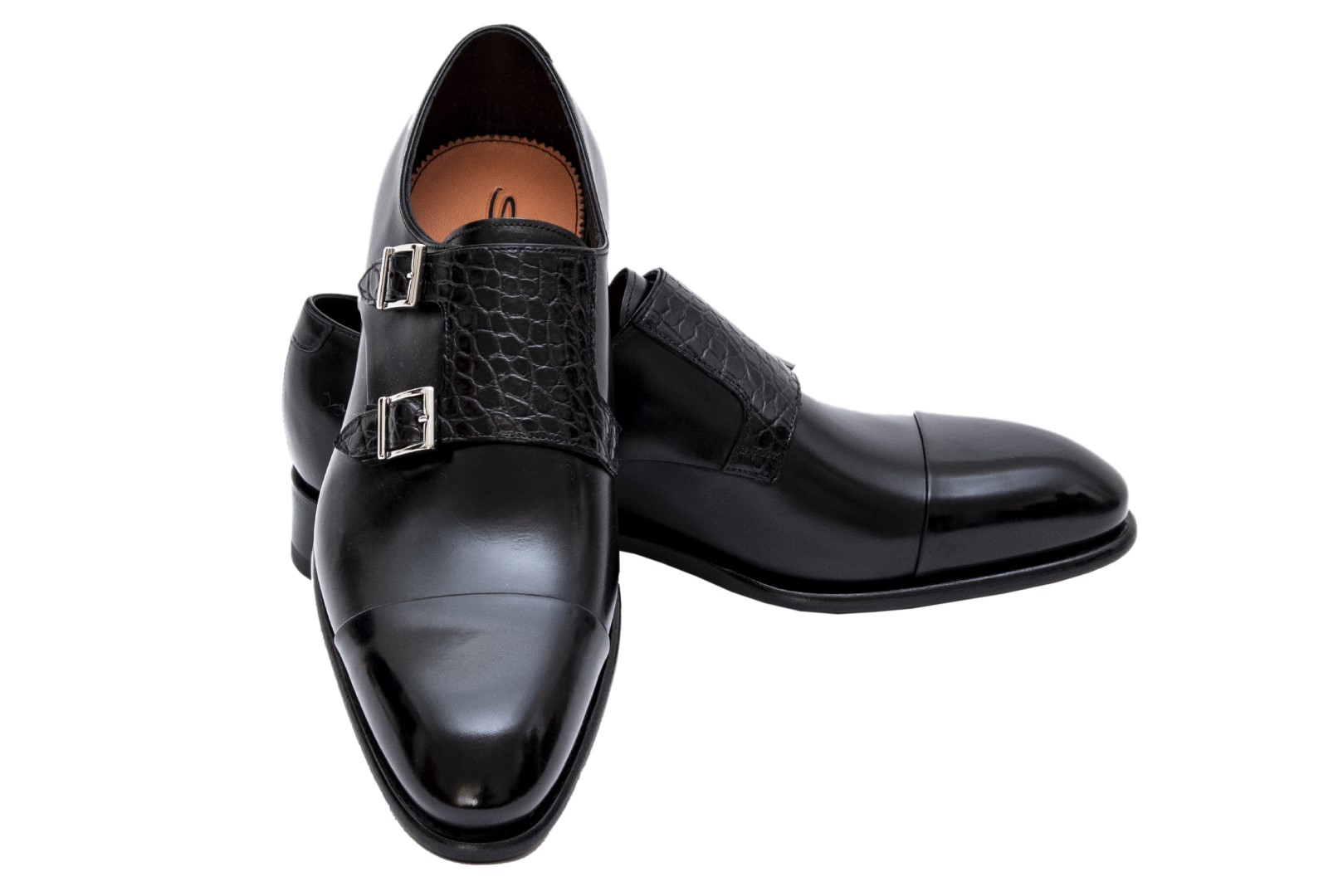 SANTONI CROCO SHOES