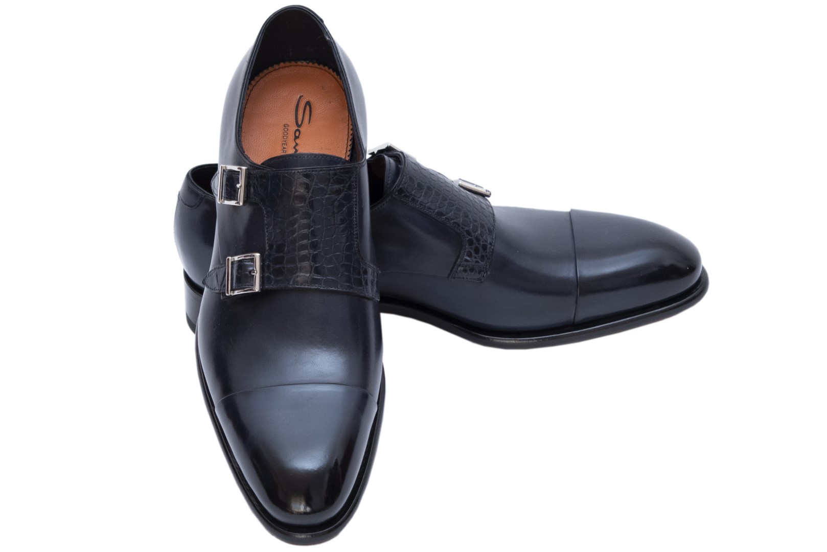 SANTONI CROCO SHOES